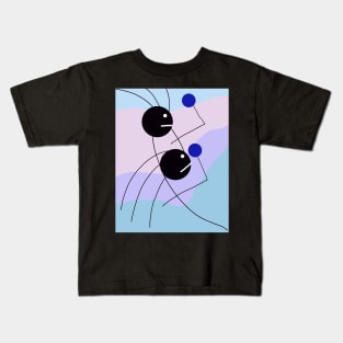 Kids in Synchronicity Stick Figure Kids T-Shirt